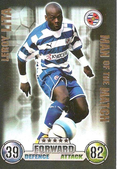 MATCH ATTAX 2007/08 - LEROY LITA `MAN of the MATCH` TRADING CARD