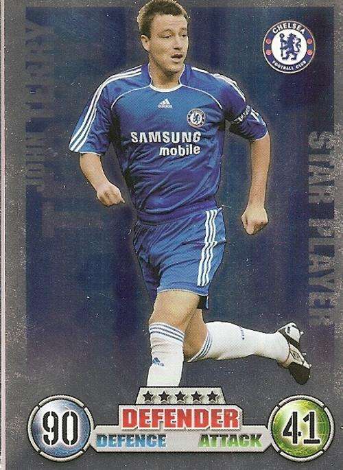 MATCH ATTAX 07/08 - JOHN TERRY STAR PLAYER CARD