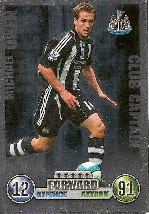 MATCH ATTAX EXTRA 07/08 - MICHAEL OWEN CLUB CAPTAIN