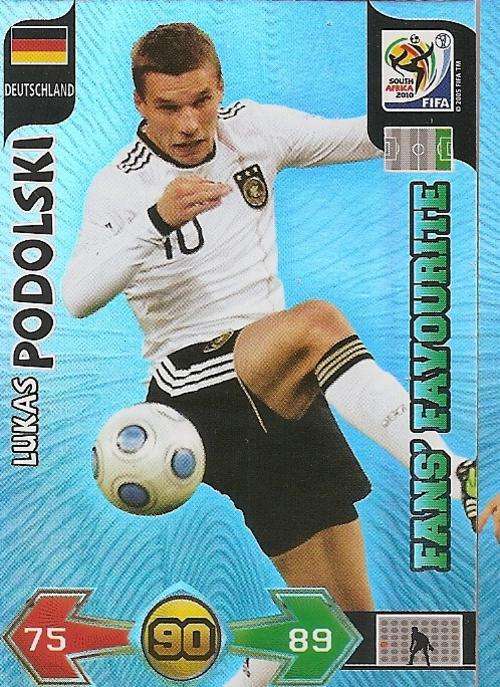 FIFA 2010 ADRENALYN XL - LUCAS PODOLSKI FANS FAVOURITE - UK VERSION