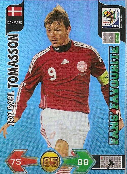JON TOMASSON - PANINI FIFA WORLD CUP 2010 COLLECTION - `FANS FAVOURITE` CARD