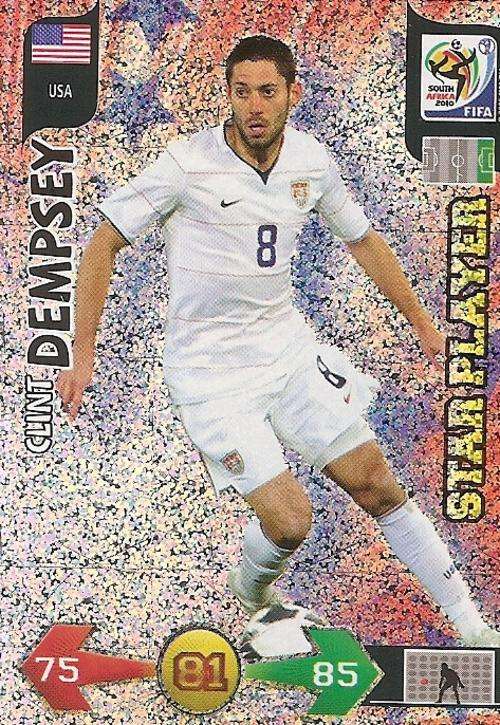 FIFA 2010 WORLD CUP ADRENALYN XL - CLINT DEMPSEY "STAR PLAYER" CARD