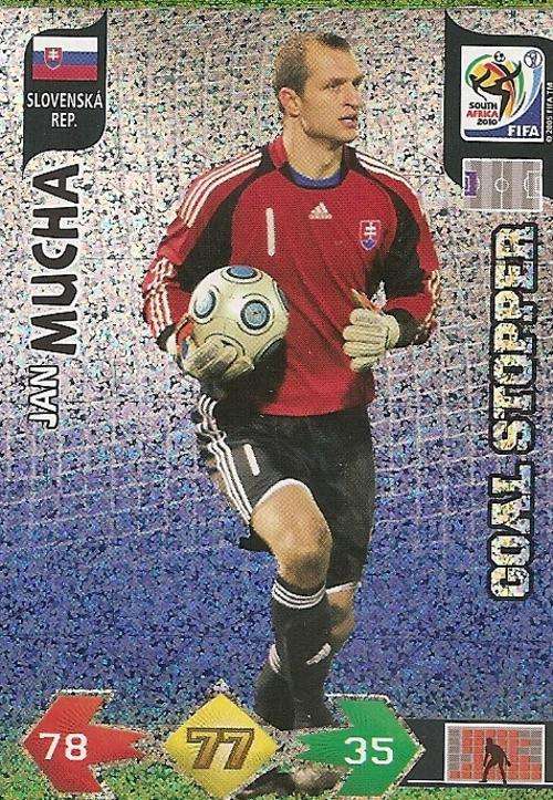 FIFA 2010 ADRENALYN XL - JAN MUCHA GOAL STOPPER TRADING CARD