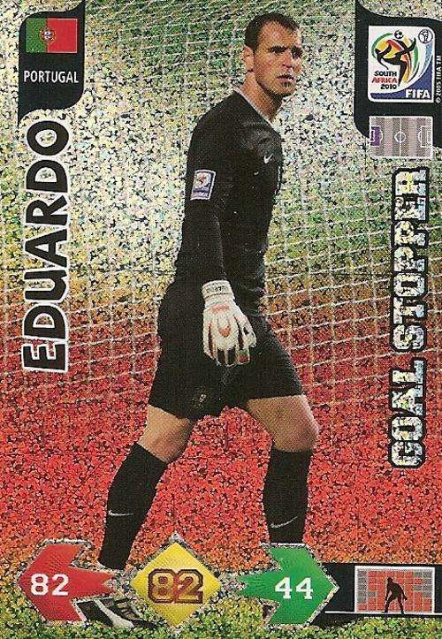 FIFA 2010 ADRENALYN XL - EDUARDO GOAL STOPPER TRADING CARD