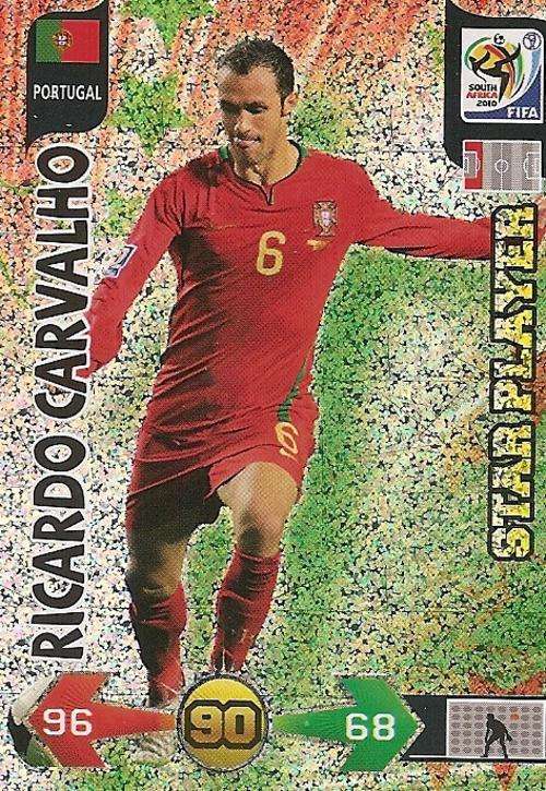 FIFA 2010 WORLD CUP ADRENALYN XL - RICARDO CARVALHO "STAR PLAYER" CARD