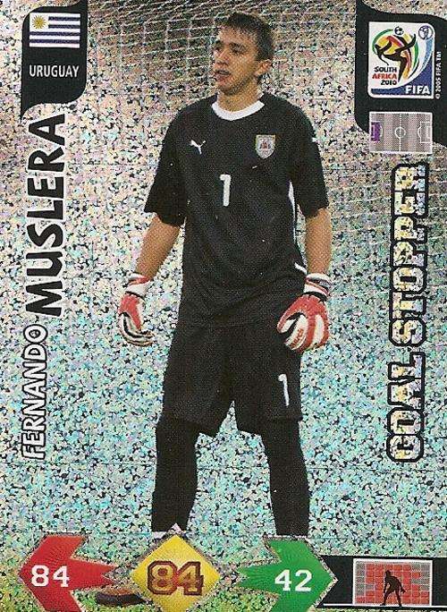 FIFA 2010 ADRENALYN XL - FERNANDO MUSLERA GOAL STOPPER TRADING CARD