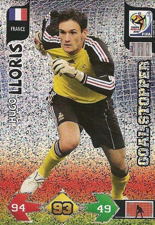 FIFA 2010 ADRENALYN XL - HUGO LLORIS GOAL STOPPER TRADING CARD