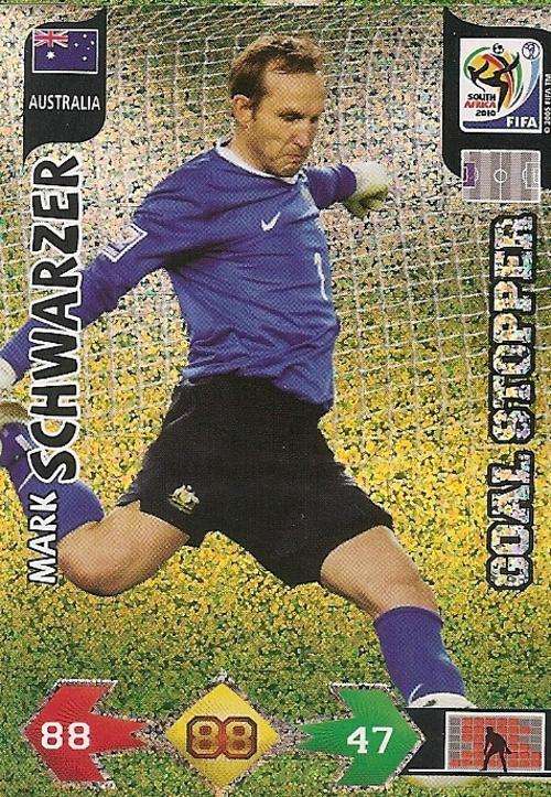 FIFA 2010 ADRENALYN XL - MARK SCHWARZER GOAL STOPPER TRADING CARD