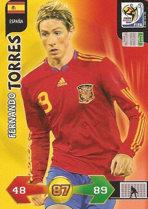 FIFA 2010 ADRENALYN XL - FERNANDO TORRES BASE CARD