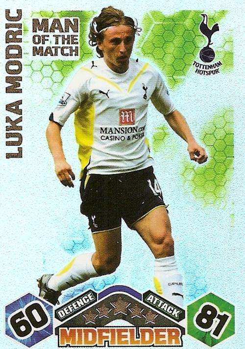 MATCH ATTAX EXTRA 09/10 - LUKA MODRIC M/MATCH