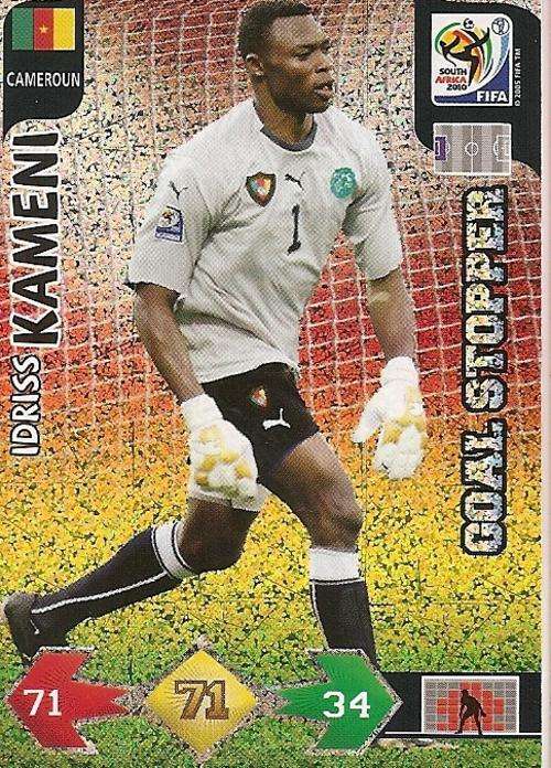 FIFA 2010 ADRENALYN XL - IDRISS KAMENI GOAL STOPPER TRADING CARD