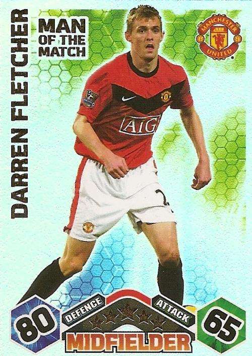 MATCH ATTAX EXTRA 09/10 - DARREN FLETCHER M/MATCH