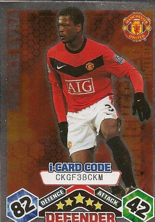 MATCH ATTAX EXTRA 09/10 - PATRICE EVRA iCARD