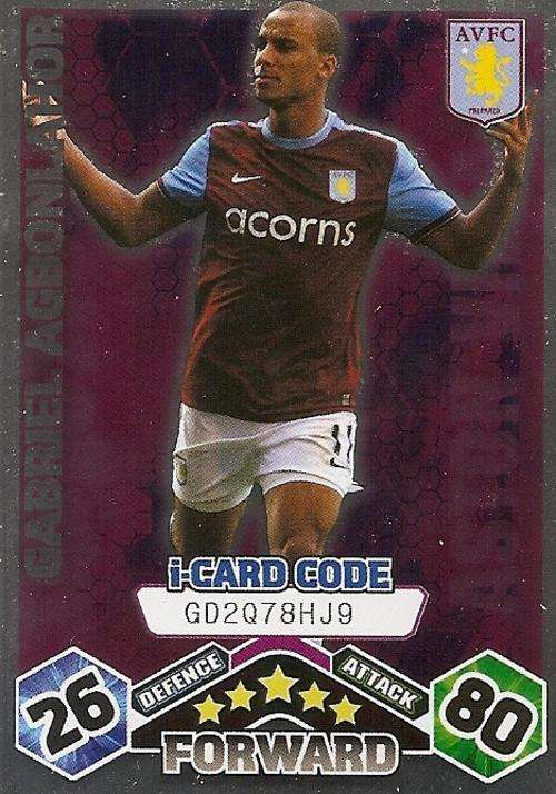 MATCH ATTAX EXTRA 09/10 - GABRIEL AGBONLAHOR iCARD