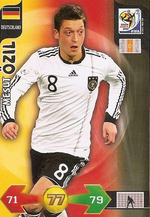 FIFA 2010 ADRENALYN XL - MESUT OZIL BASE CARD - UK EDITION