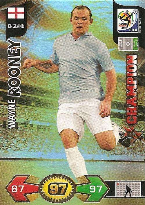 FIFA 2010 ADRENALYN XL - WAYNE ROONEY CHAMPION CARD