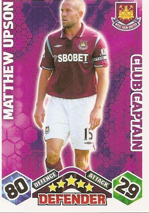MATCH ATTAX EXTRA 09/10 - MATHEW UPSON CLUB CAPTAIN