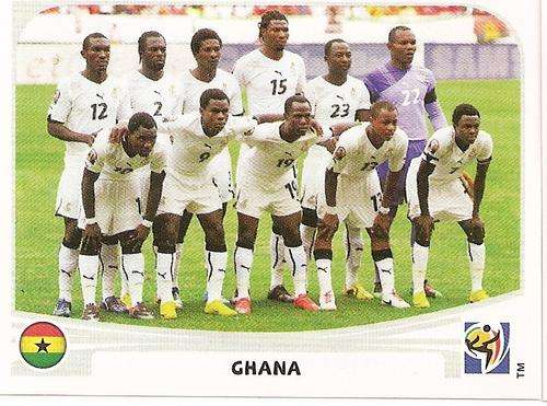PANINI WORLD CUP 2010 STICKERS - GHANA TEAM STICKER No315