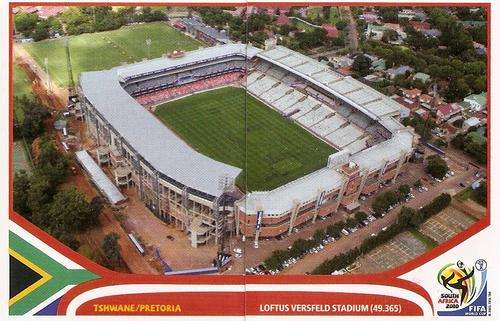 PANINI WORLD CUP 2010 STICKERS - LOFTUS STADIUM STICKERS 24+25