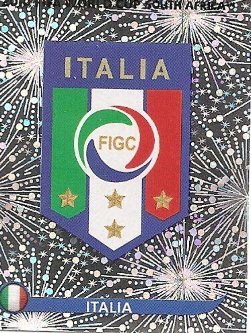 PANINI WORLD CUP STICKERS 2010 - ITALY EMBLEM No 411