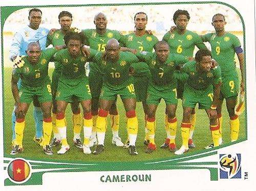 PANINI WORLD CUP STICKERS 2010 - CAMEROON TEAM No 391