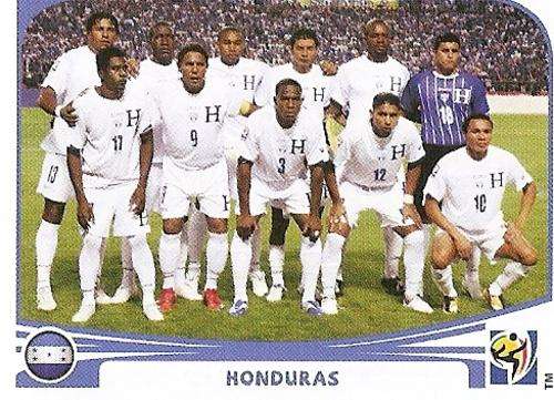 PANINI WORLD CUP STICKERS 2010 - HONDURAS TEAM No 600