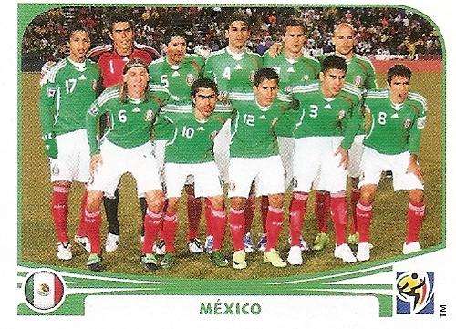 PANINI WORLD CUP 2010 STICKERS - MEXICO TEAM No 49