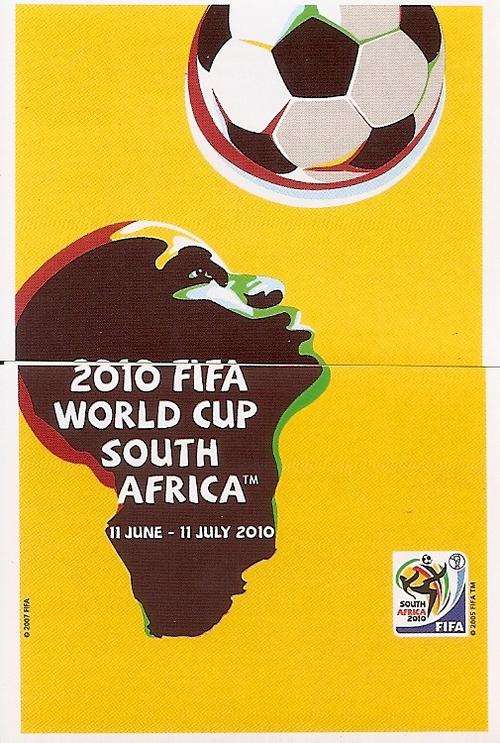 PANINI WORLD CUP 2010 STICKERS - FIFA 2010 POSTER Nos 27,28