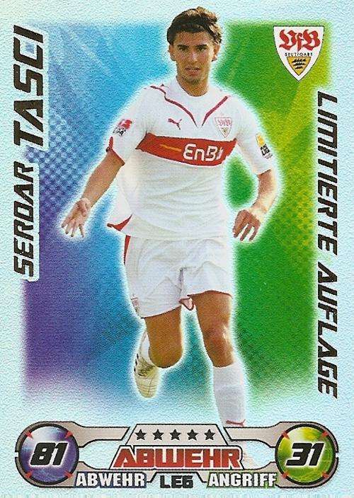 MATCH ATTAX 09/10 BUNDESLIGA - SERDAR TASCI "LIMITED EDITION" CARD L6