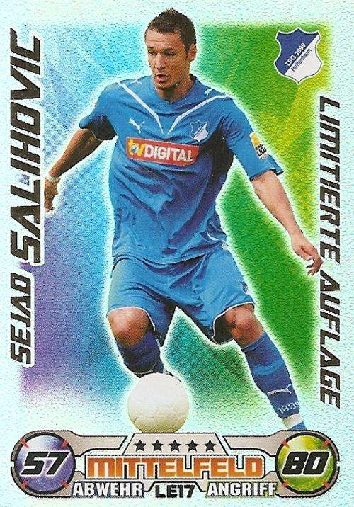 MATCH ATTAX 09/10 BUNDESLIGA - SEJAD SALIHOVIC "LIMITED EDITION" CARD L17
