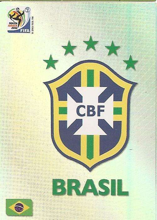 FIFA 2010 ADRENALYN PREMIUM - BRAZIL EMBLEM CARD