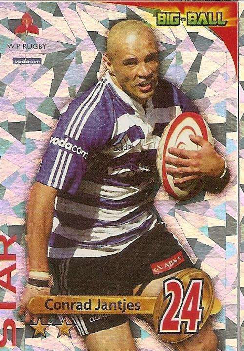 2010 BIG BALL RUGBY COLLECTION - CONRAD JANTJIES STAR PLAYER WP7