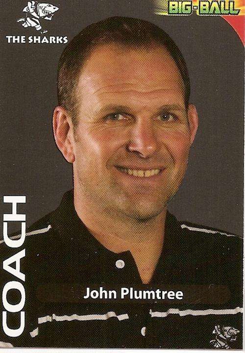 2010 BIG BALL RUGBY COLLECTION - JOHN PLUMTREE - `COACH` TRADING CARD TS33