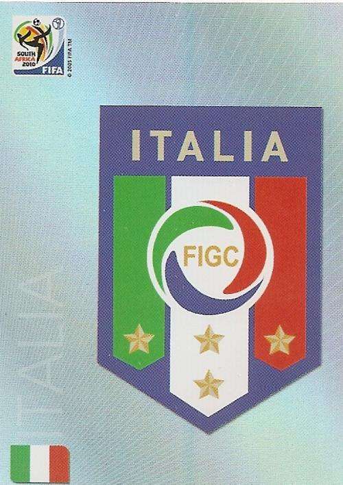 FIFA 2010 ADRENALYN PREMIUM - ITALY TEAM EMBLEM CARD