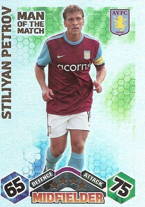 MATCH ATTAX 09/10 - STILYAN PETROV M/MATCH CARD