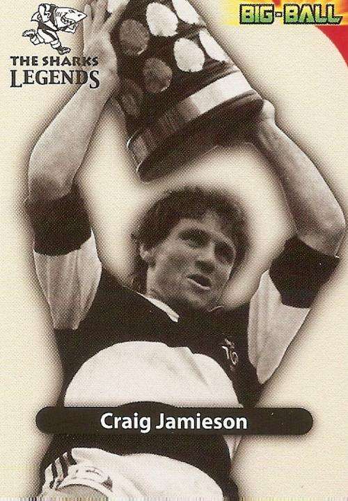 2010 BIG BALL RUGBY COLLECTION - CRAIG JAMESON LEGEND CARD (TS37)