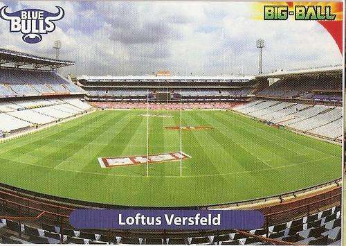2010 BIG BALL RUGBY COLLECTION - LOFTUS VERSFELD STADIUM TRADING CARD BB41