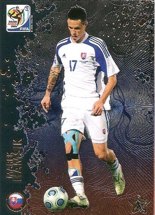 MAREK HANSIK - FIFA WORLD CUP 2010 ADRENALYN PREMIUM - RARE "METTALIZED" TRADING CARD