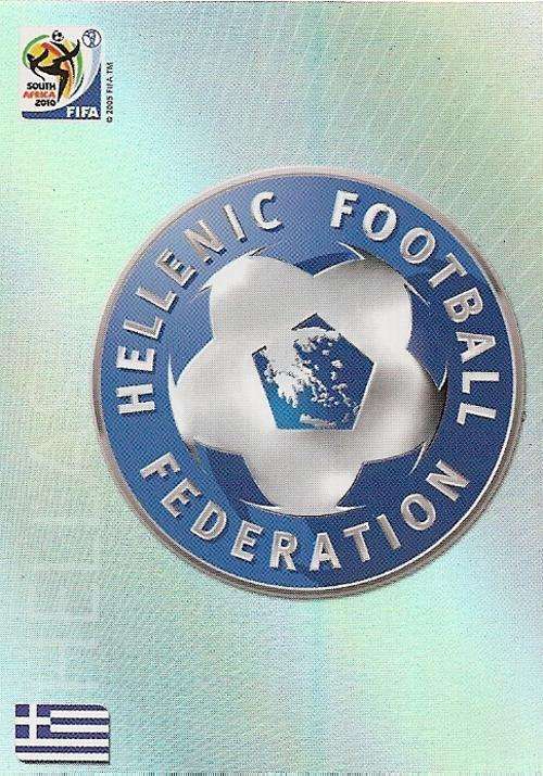 FIFA 2010 ADRENALYN PREMIUM - GREECE TEAM EMBLEM CARD