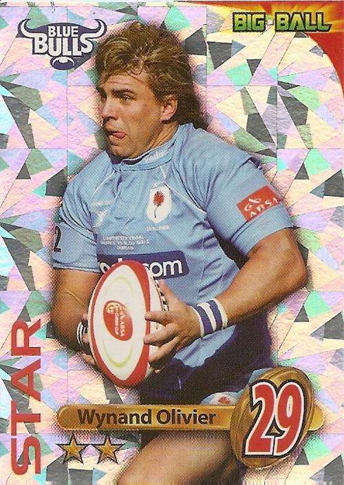 2010 BIG BALL RUGBY COLLECTION - WYNAND OLIVIER STAR PLAYER (BB37)