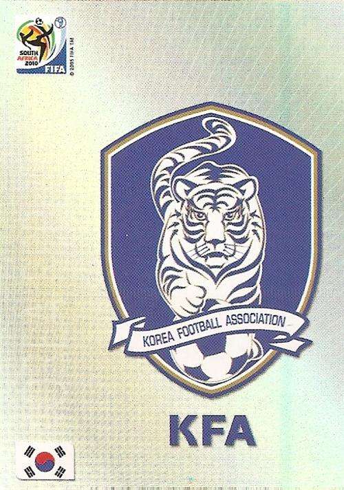 FIFA 2010 ADRENALYN PREMIUM - KOREA REPUBLIC TEAM EMBLEM CARD