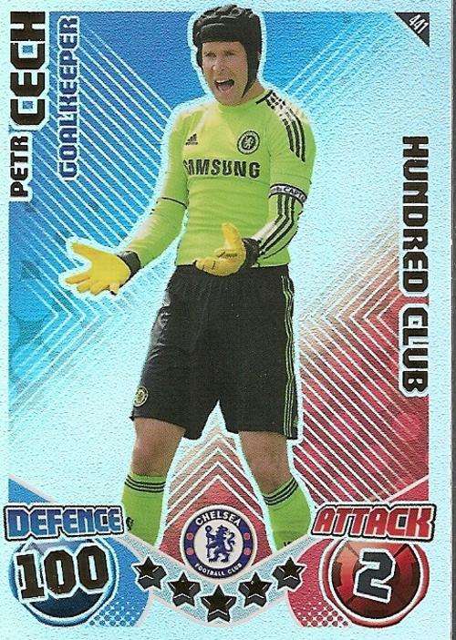 MATCH ATTAX 2010/11 - PETR CECH CLUB 100 CARD