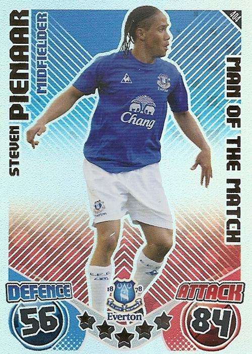 MATCH ATTAX 2010/11 - STEVEN PIENAAR M/MATCH CARD