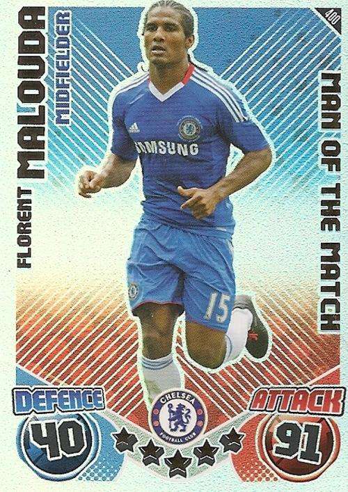 MATCH ATTAX 2010/11 - FLORENT MALOUDA M/MATCH CARD