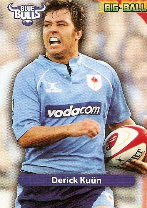 BIG BALL 2010 RUGBY COLLECTION - DERICK KUUN BASE CARD BB09