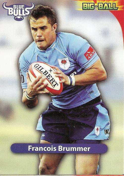 BIG BALL 2010 RUGBY COLLECTION - FRANCOIS BRUMMER BASE CARD BB14