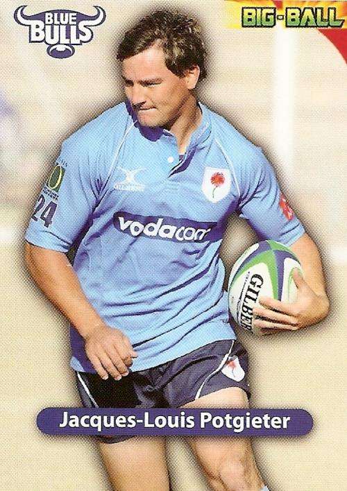 BIG BALL 2010 RUGBY COLLECTION - JACQUES POTGIETER BASE CARD BB24