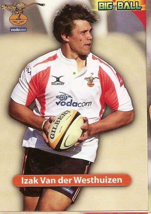 BIG BALL 2010 RUGBY COLLECTION - ISAK VAN DER WESTHUIZEN BASE CARD CH15