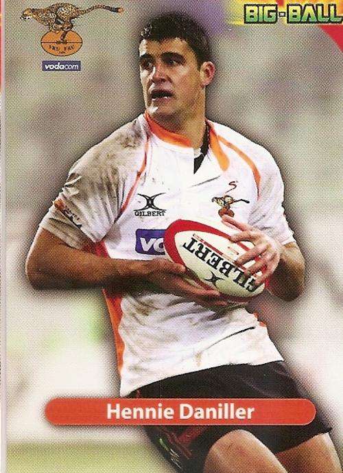 BIG BALL 2010 RUGBY COLLECTION - HENNIE DANILLER BASE CARD CH14