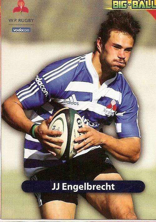 BIG BALL 2010 RUGBY COLLECTION - JJ ENGELBRECHT BASE CARD WP22